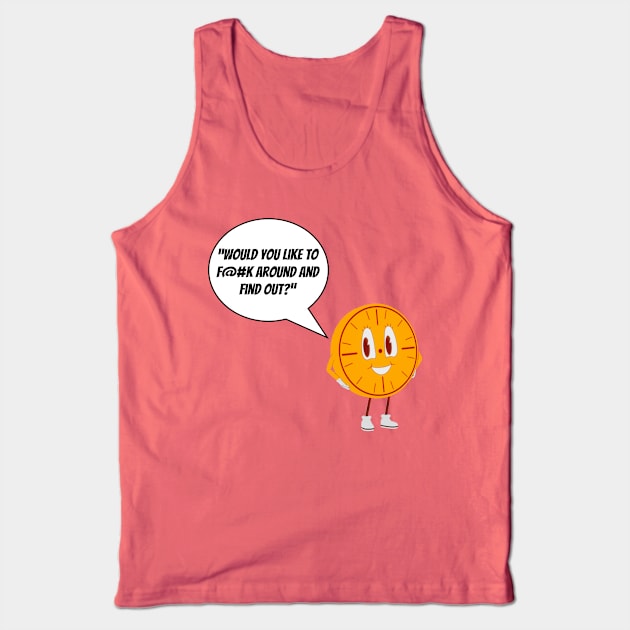 THE FIND OUT BUBBLE CLOCK! Tank Top by ForAllNerds